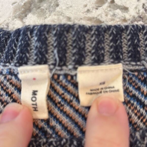 Anthropologie MOTH Cabine Kaleidoscope Sweater XS - Picture 7 of 10